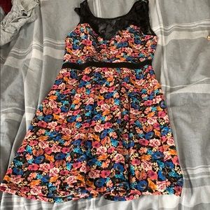 Floral print dress